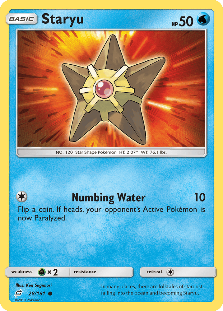 Staryu (28/181) [Sun & Moon: Team Up] (Online Only)