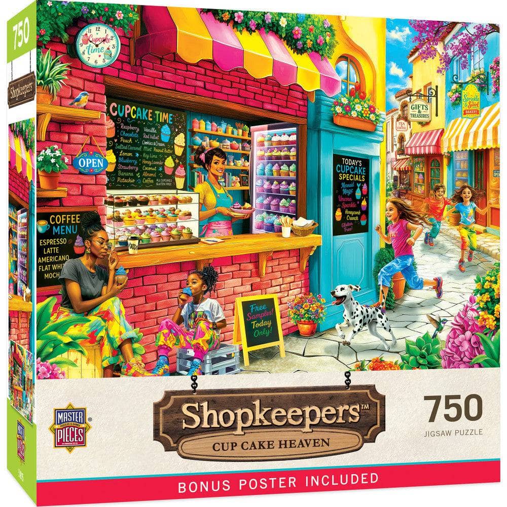 Shopkeepers - Cupcake Heaven 750 Piece Jigsaw Puzzle