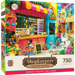Shopkeepers - Cupcake Heaven 750 Piece Jigsaw Puzzle