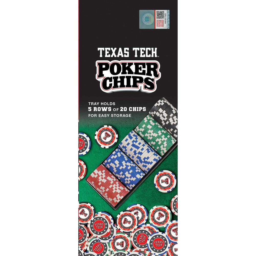 Texas Tech Red Raiders 100 Piece Poker Chips (ONLINE ORDER ONLY)
