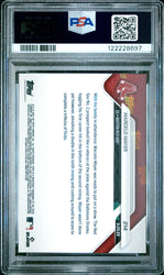 Graded 2025 Topps Now Marcelo Mayer #214 Orange Foil /25 Rookie RC Baseball Card PSA 9 Mint (ONLINE ORDER ONLY)