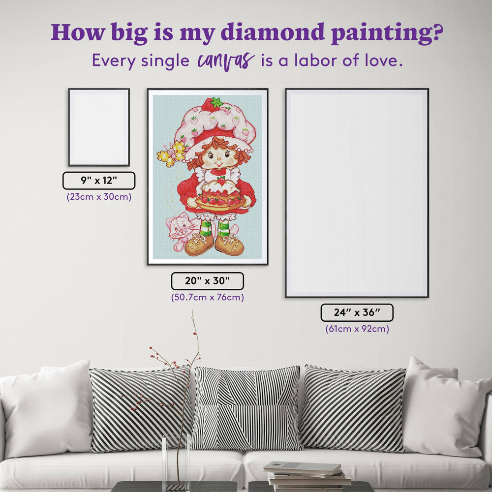 Diamond Art Club – Strawberry Shortcake and Custard (ONLINE ORDER ONLY)