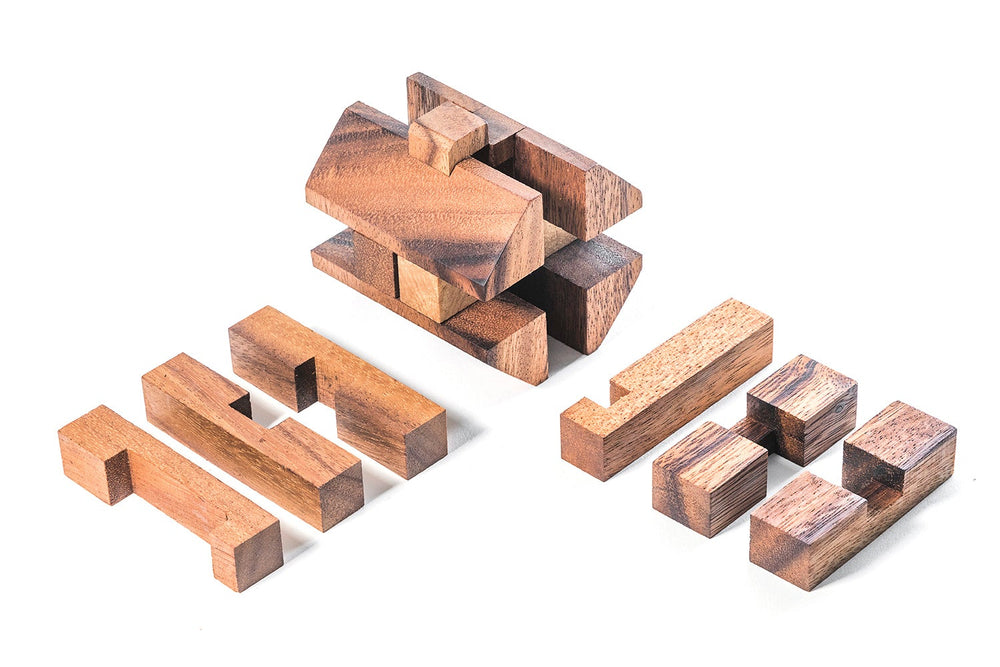 Diamond Cube 4 - Wood Brain Teaser Puzzle (Online Order Only)