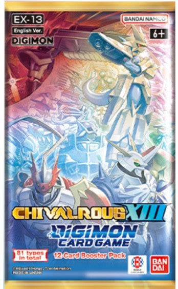 Digimon Card Game Chivalrous XIII EX-13 Booster Pack (ONLINE ORDER ONLY)