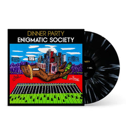 Dinner Party - Enigmatic Society (Black W/ White Splatter) [Explicit Content] [Vinyl] (ONLINE ORDER ONLY)