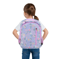 *Collective* Disney Minnie Mouse Lilac Floral 14-inch Youth Backpack & Insulated Lunch Kit Set (ONLINE ORDER ONLY)