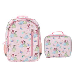 *Collective* Disney Princess Pink Watercolor AOP 14-inch Youth Backpack & Insulated Lunch Kit Set (ONLINE ORDER ONLY)