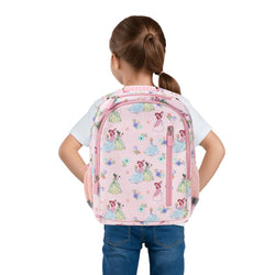 *Collective* Disney Princess Pink Watercolor AOP 14-inch Youth Backpack & Insulated Lunch Kit Set (ONLINE ORDER ONLY)