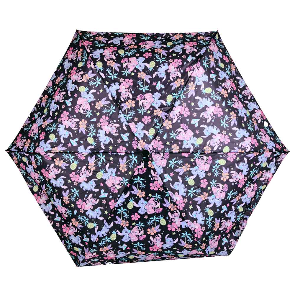 Disney Stich & Angel Tropical AOP Compact Umbrella (Online Order Only)