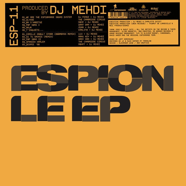 Espion Ep (Clear Vinyl) [Vinyl] (ONLINE ORDER ONLY)