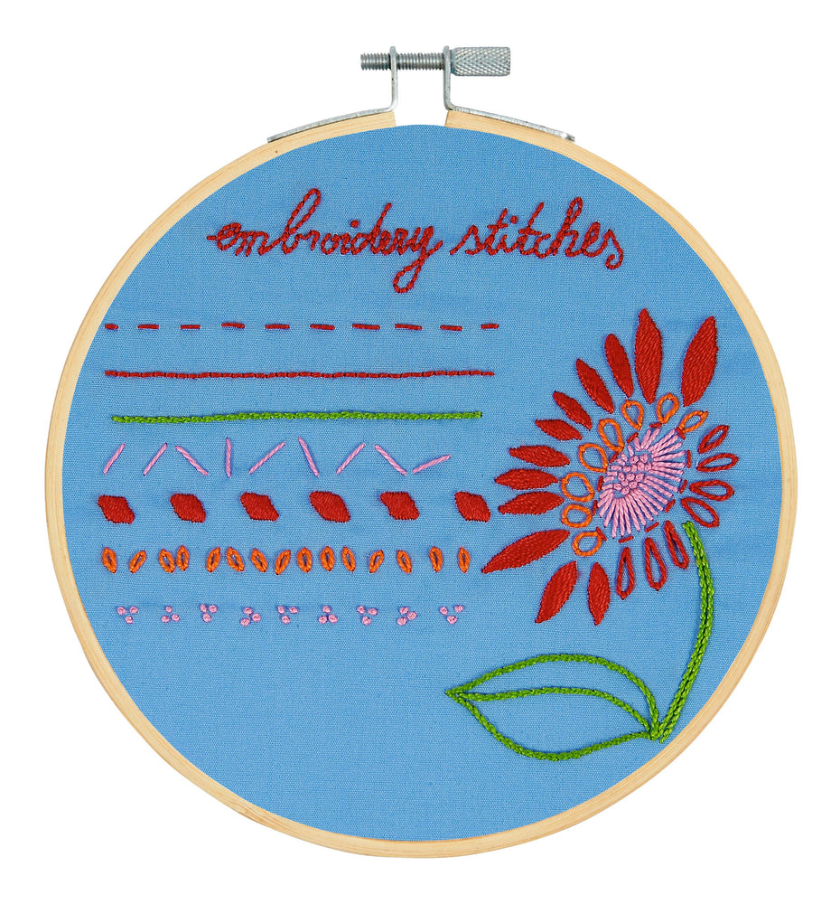 DMC Beginner Embroidery Learning Kit – Includes Video Tutorial & Classic Stitches (ONLINE ORDER ONLY)