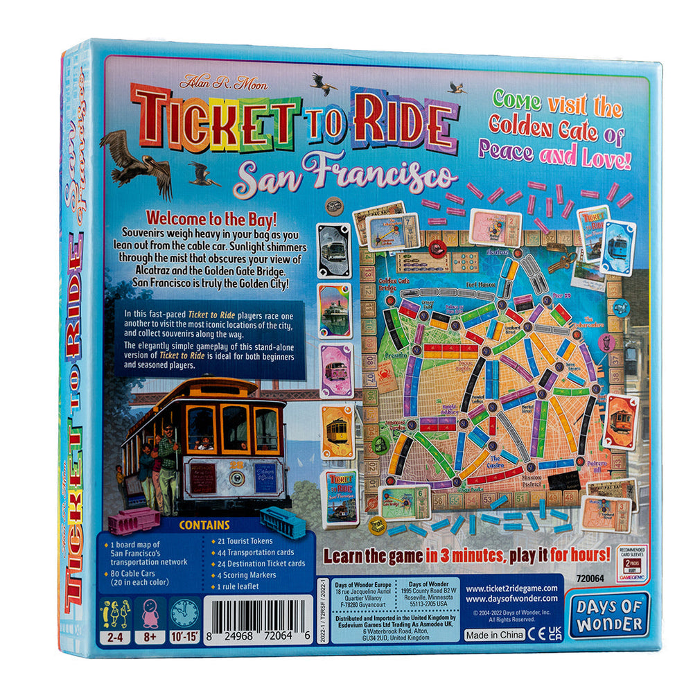 Ticket to Ride: San Francisco (ONLINE ORDER ONLY)
