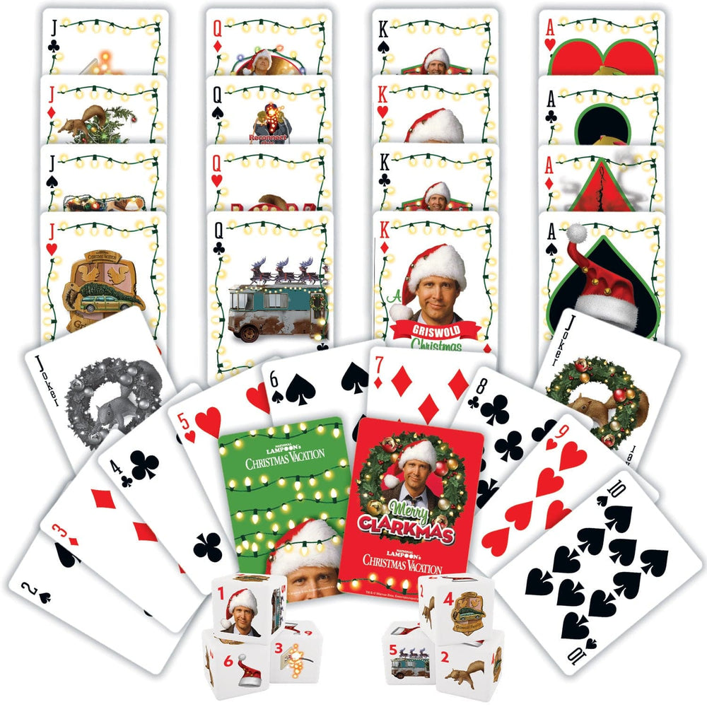 National Lampoon's Christmas Vacation 2-pack Playing Cards & Dice Set (ONLINE ORDER ONLY)