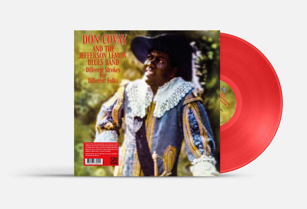Don Covay & The Jefferson Lemon Blues Band - Different Strokes For Different Folks (Limited Edition, Red Vinyl) [Vinyl] (ONLINE ORDER ONLY)