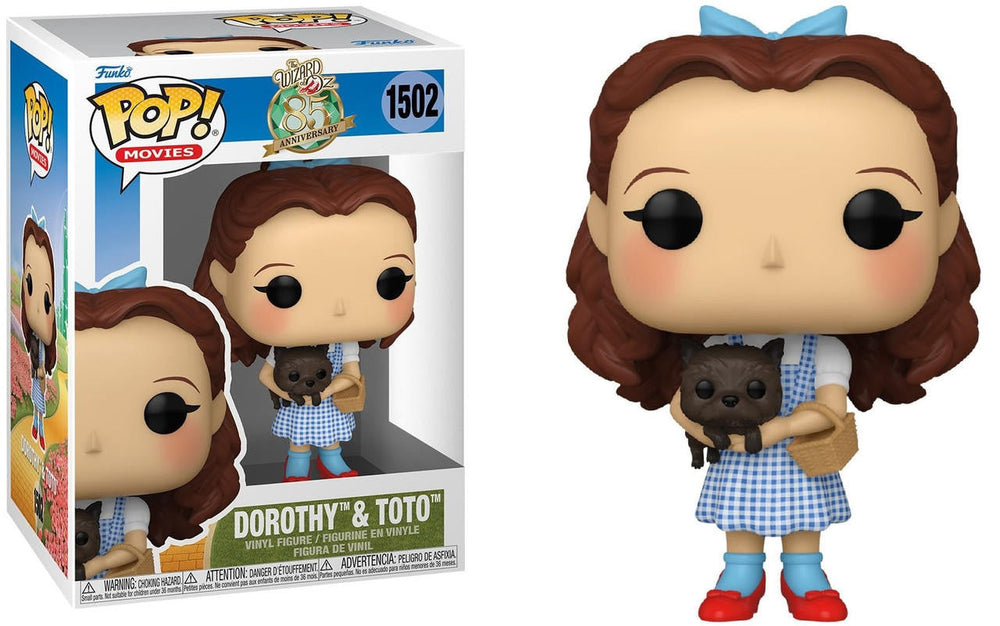 Funko Pop! The Wizard of Oz – Dorothy & Toto #1502 (ONLINE ORDER ONLY)