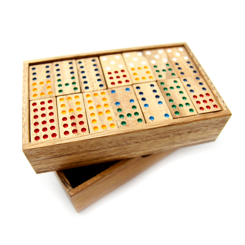 Wooden Double 9 Dominoes set (Online Order Only)