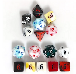 Random Blend | 7-Dice Acrylic Dice Set DND Dice Mystery (Online Only)