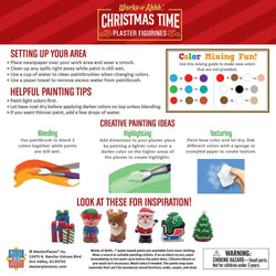 Christmas Time - Plaster Figurine Paint Set (ONLINE ORDER ONLY)