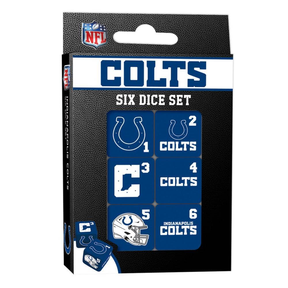 Indianapolis Colts Dice Set - 19mm (ONLINE ORDER ONLY)