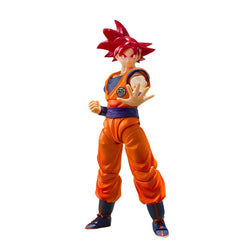Super Saiyan God Goku Dragon Ball SH Figuarts Figure (Online Order Only)