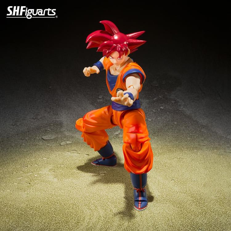 Super Saiyan God Goku Dragon Ball SH Figuarts Figure (Online Order Only)