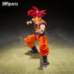 Super Saiyan God Goku Dragon Ball SH Figuarts Figure (Online Order Only)