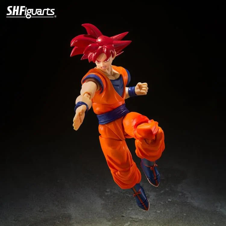Super Saiyan God Goku Dragon Ball SH Figuarts Figure (Online Order Only)