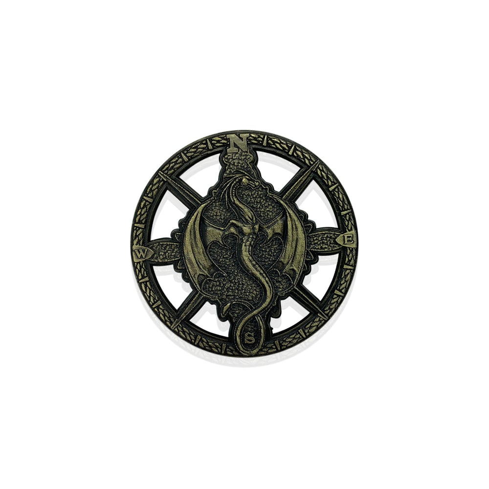 Dragon Compass Rose 50mm Metal (ONLINE ORDER ONLY)