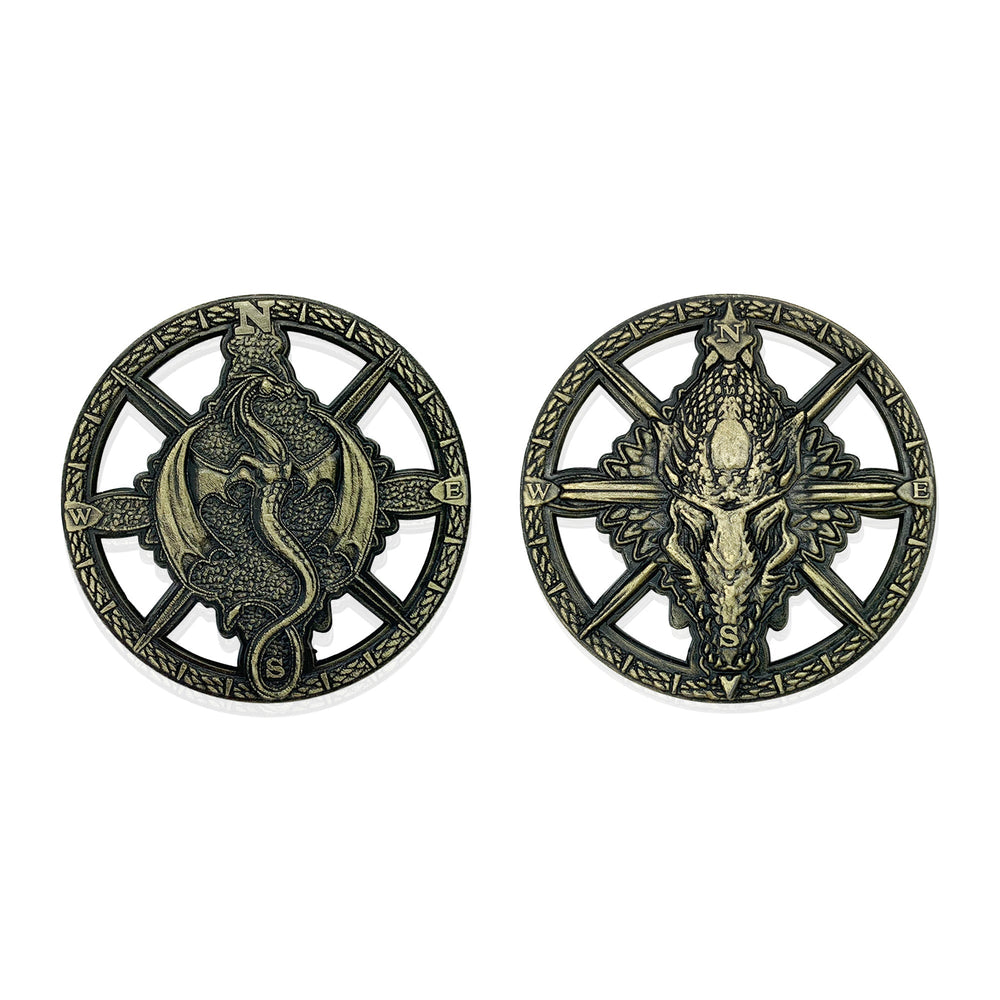 Dragon Compass Rose 50mm Metal (ONLINE ORDER ONLY)
