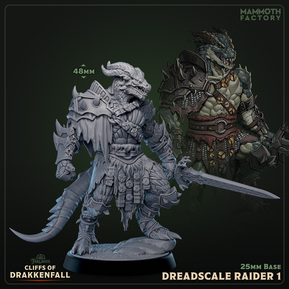 Dreadscale Raider: Sculpt 1 (Male Dragonborn Fighter) (ONLINE ORDER ONLY)