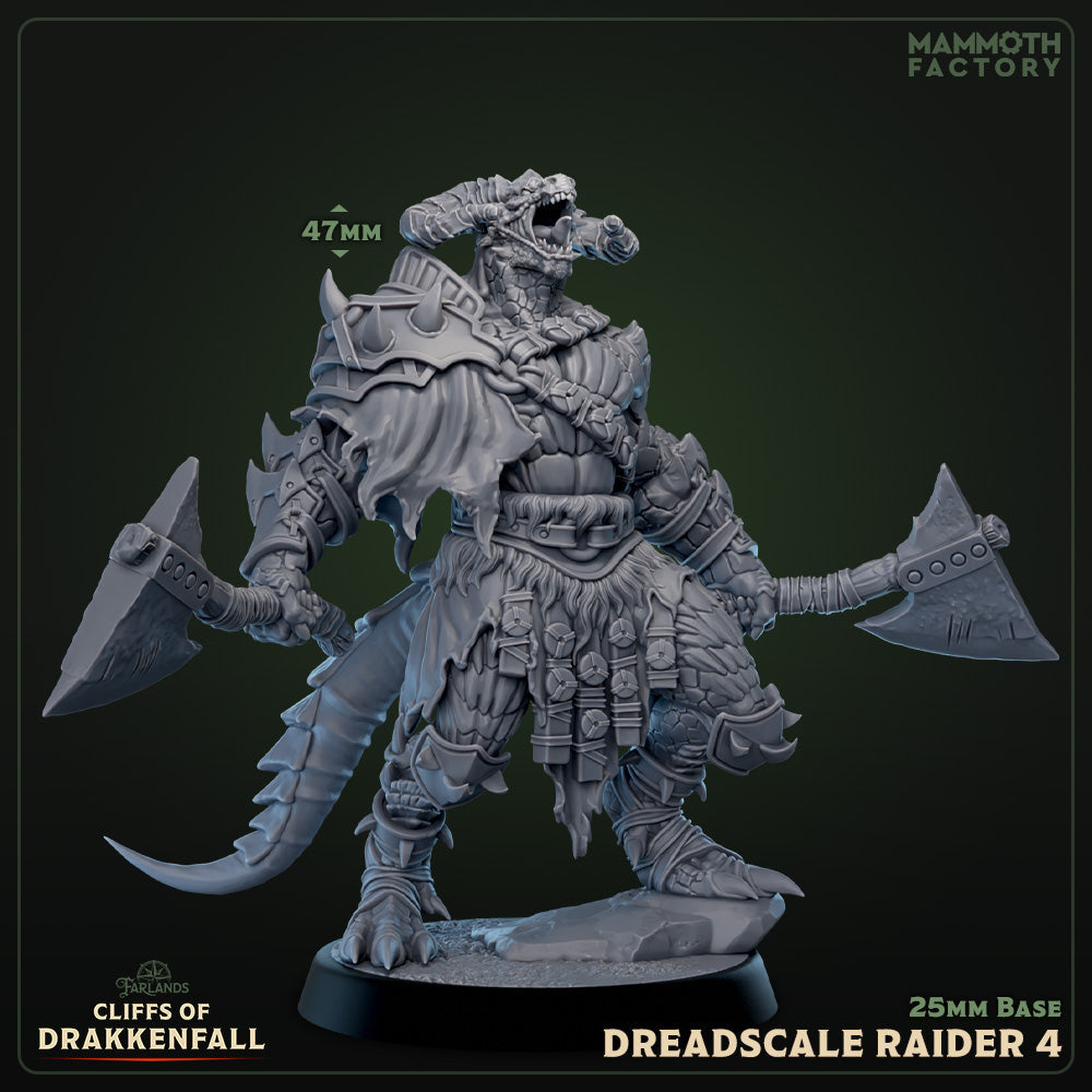 Dreadscale Raider: Sculpt 4 (Male Dragonborn Barbarian) (ONLINE ORDER ONLY)