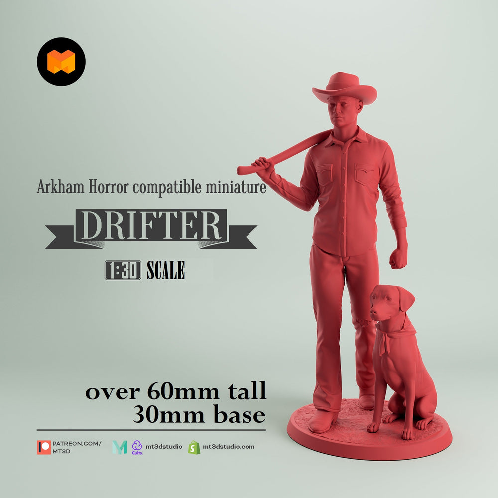 Arkham Compatible Investigator: The Drifter (Ashcan Pete with Dog) (Online Only)