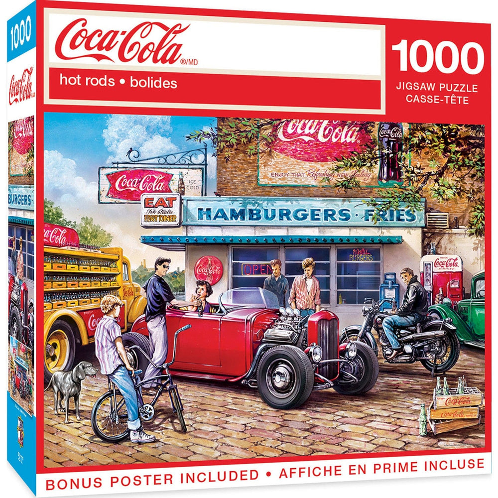 Coca-Cola - Hot Rods 1000 Piece Jigsaw Puzzle (ONLINE ORDER ONLY)