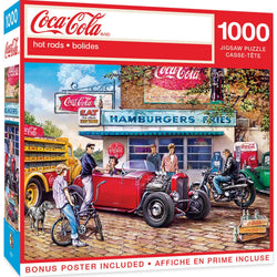 Coca-Cola - Hot Rods 1000 Piece Jigsaw Puzzle (ONLINE ORDER ONLY)