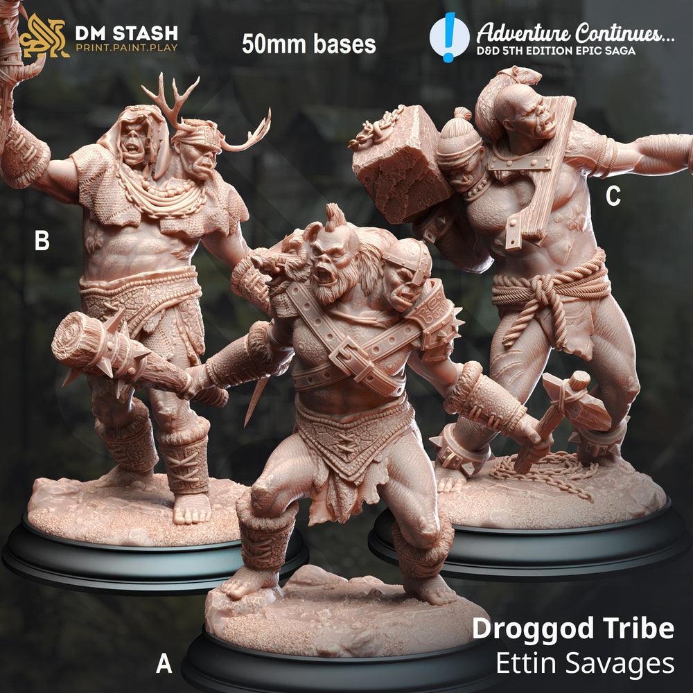 Droggod Tribe (Ettin Savages) (Online Order Only)