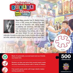 Drive-Ins, Diners & Dives - Duffy's Sports & Suds 500 Piece Jigsaw Puzzle