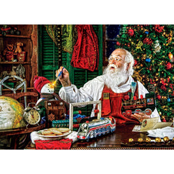Season's Greetings - Santa's Workshop 1000 Piece Jigsaw Puzzle (ONLINE ORDER ONLY)