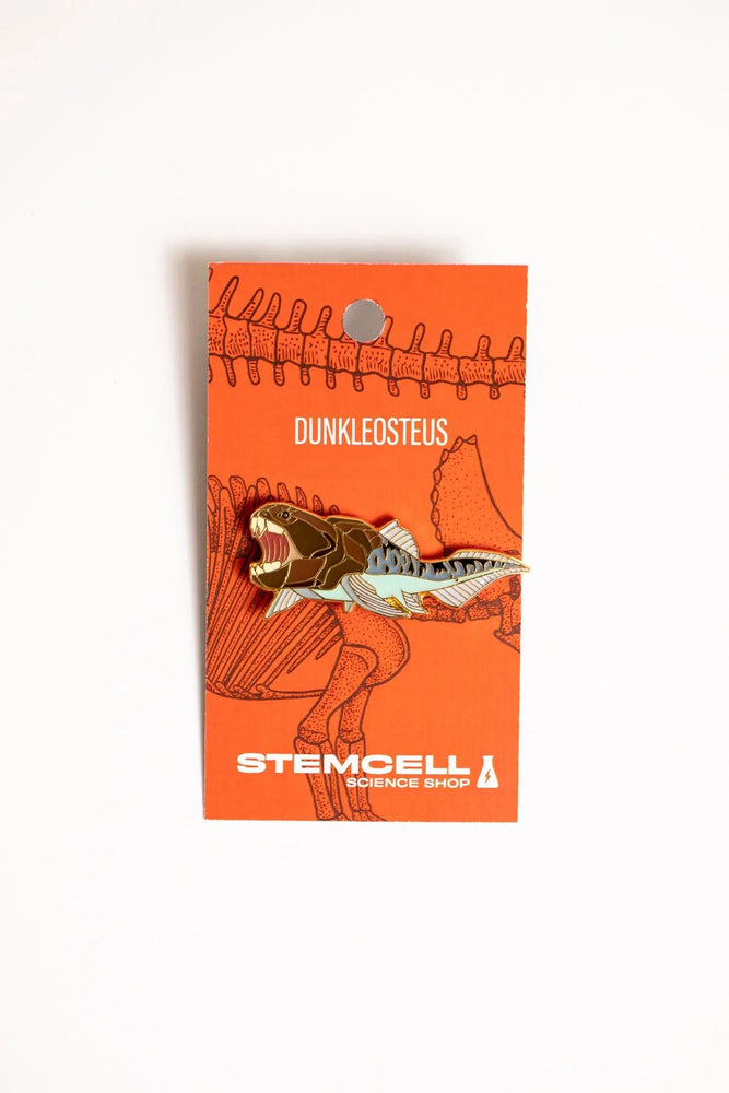 Dunkleosteus Enamel Pin (Dunkleosteus terrelli) (ONLINE ORDER ONLY)