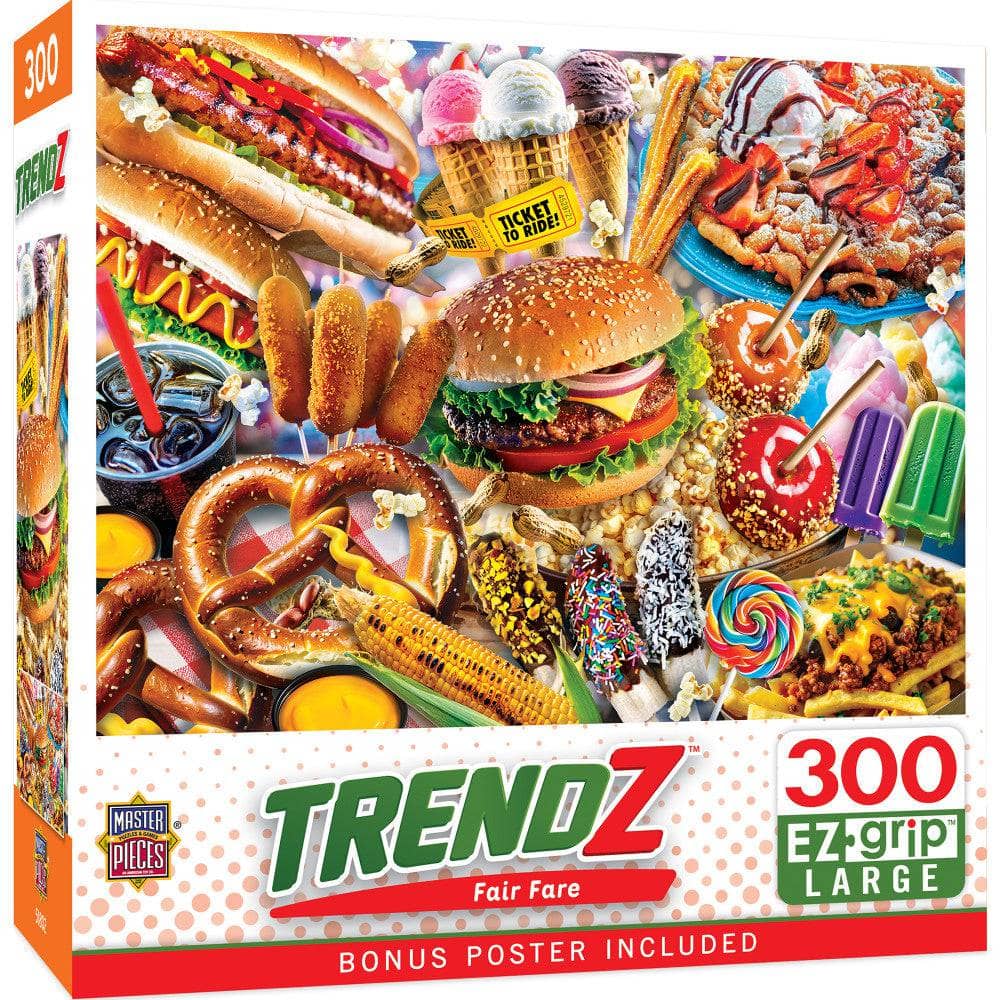 Trendz - Fair Fare 300 Piece EZ Grip Jigsaw Puzzle