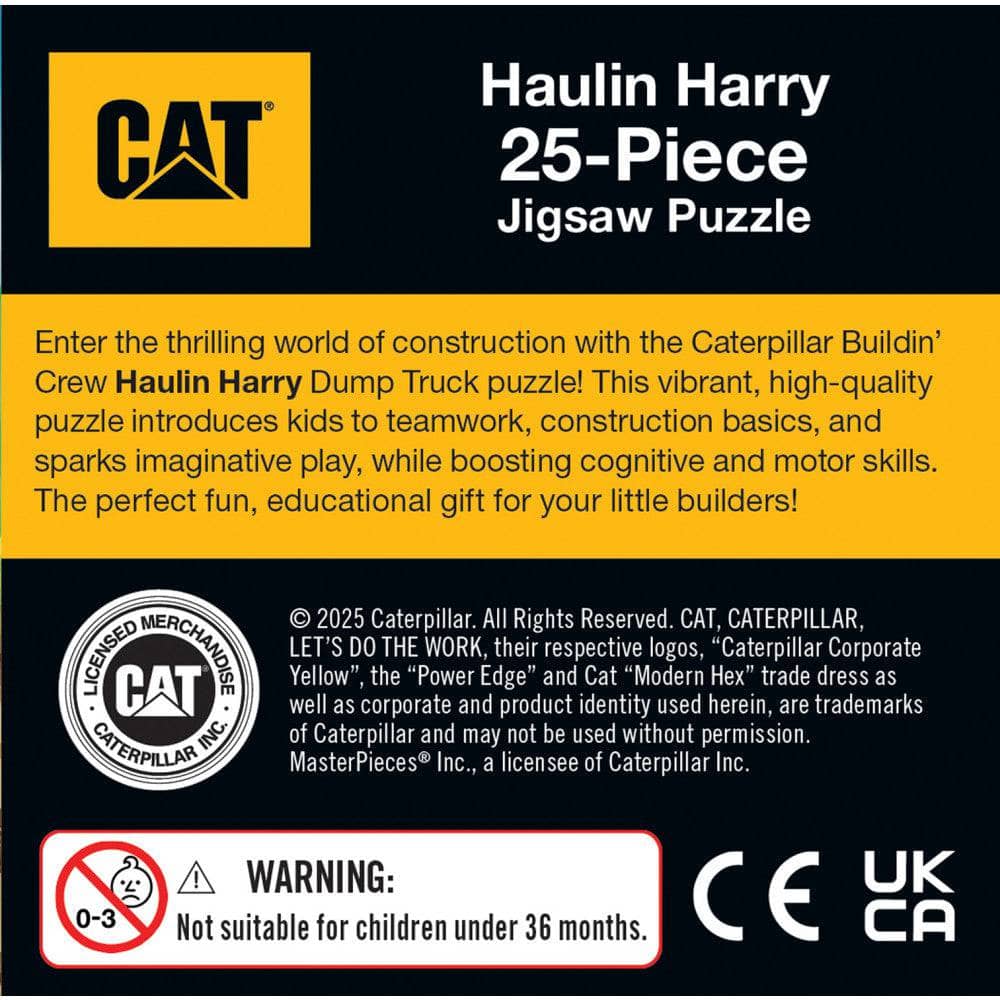 CAT - Haulin Harry 25 Piece Jigsaw Puzzle (ONLINE ORDER ONLY)