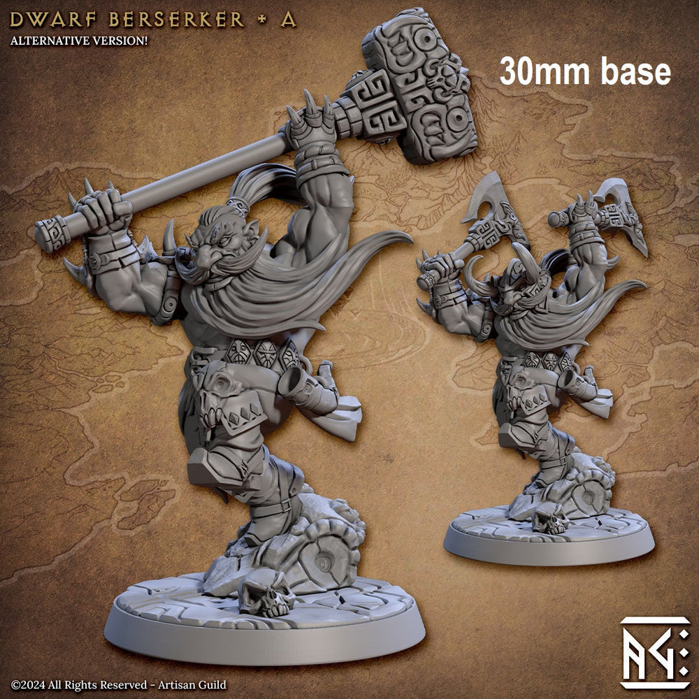 Dwarf Berserker (Base Sculpt A) (Online Order Only)