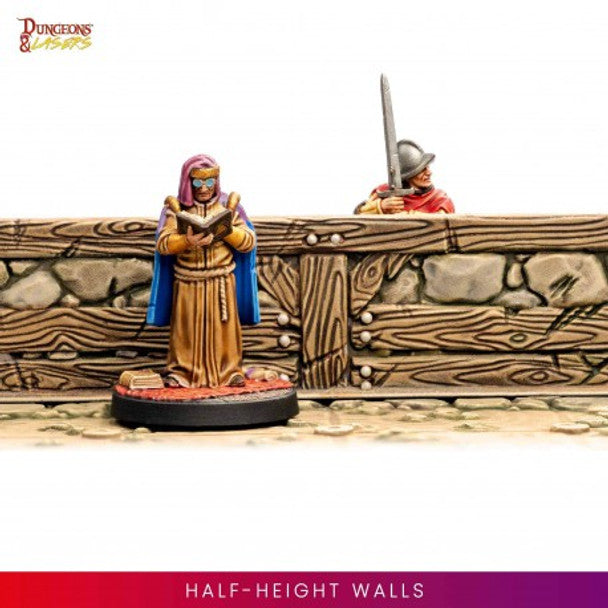 Dungeons & Lasers: Dwarven Mine Half-Height Walls (ONLINE ORDER ONLY)