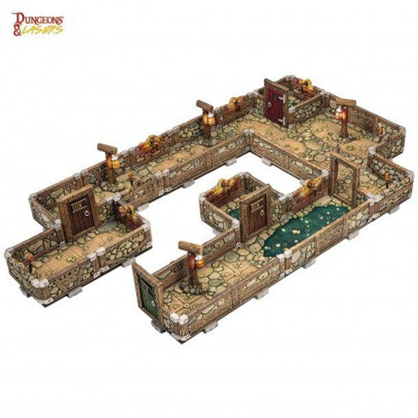 Dungeons & Lasers: Dwarven Mine Half-Height Walls (ONLINE ORDER ONLY)