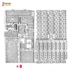 Dungeons & Lasers: Dwarven Mine Half-Height Walls (ONLINE ORDER ONLY)