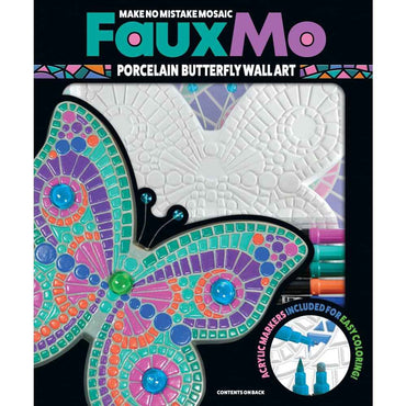 Faux Mo - Porcelain Butterfly Wall Art Craft Kit (ONLINE ORDER ONLY)