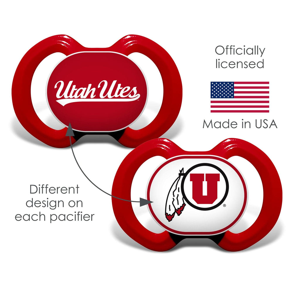 Utah Utes - Pacifier 2-Pack (ONLINE ORDER ONLY)