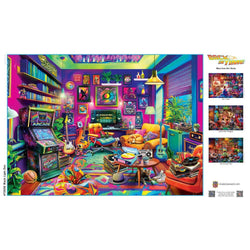 Back in Time - Black Light Den 1000 Piece Jigsaw Puzzle (ONLINE ORDER ONLY)