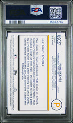 Graded 2024 Topps Chrome Update Paul Skenes #USC27 XFractor Rookie RC Baseball Card PSA 10 Gem Mint (ONLINE ORDER ONLY)