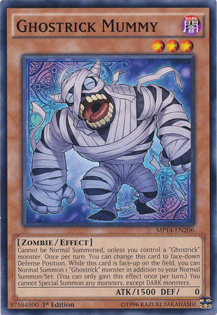 Ghostrick Mummy [MP14-EN206] Common (ONLINE ORDER ONLY)