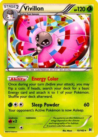 Vivillon (15/162) (Cosmos Holo) [XY: BREAKthrough] (Online Only)